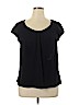 Elle Black Short Sleeve Top Size XL - photo 1