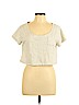 Zenana Outfitters Ivory Short Sleeve T-Shirt Size L - photo 1