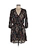 Lush 100% Polyester Brown Casual Dress Size M - photo 1