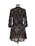 Lush 100% Polyester Brown Casual Dress Size M - photo 2