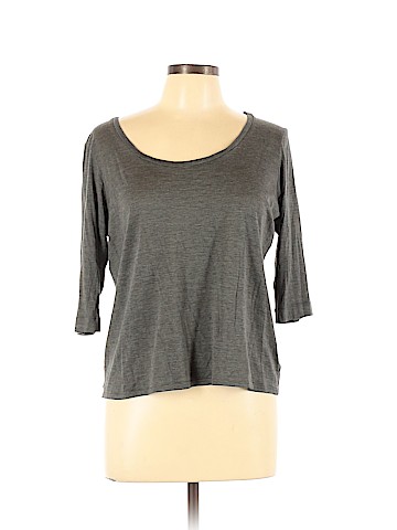 Eileen Fisher Long Sleeve Silk Top (view 1)
