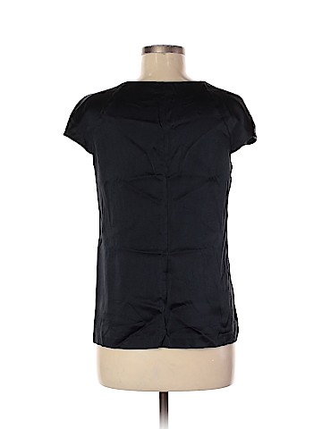 Theory Short Sleeve Silk Top (view 2)