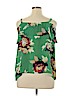 CAbi 100% Polyester Green Sleeveless Blouse Size XL - photo 2