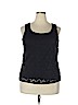 Ellen Tracy Black Sleeveless Top Size XXL - photo 1