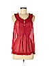 Joie 100% Polyester Red Sleeveless Blouse Size M - photo 1