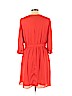 Banana Republic 100% Polyester Orange Casual Dress Size 10 (petite) - photo 2
