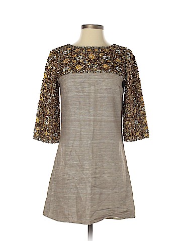 Topshop Short Sleeve Silk Top (view 1)