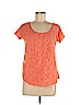 Lucky Brand 100% Cotton Orange Short Sleeve Top Size S - photo 1