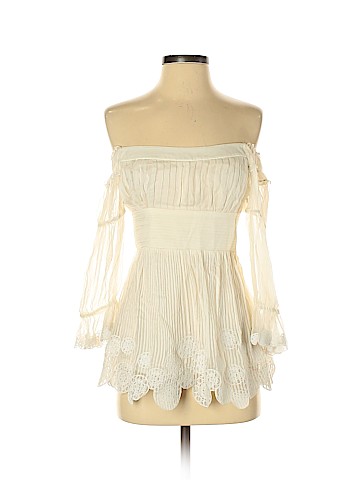 Catherine Malandrino 3/4 Sleeve Silk Top (view 1)