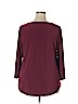 CB Burgundy 3/4 Sleeve Top Size 2X - photo 2