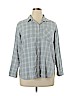 Old Navy 100% Cotton Gray Long Sleeve Button-Down Shirt Size XL - photo 1