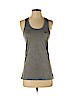 Nike 100% Polyester Gray Active Tank Size S - photo 1