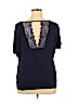 Apt. 9 Blue Short Sleeve Top Size XL - photo 2