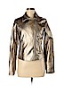 Forever 21 100% Polyurethane Gold Faux Leather Jacket Size M - photo 1
