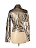 Forever 21 100% Polyurethane Gold Faux Leather Jacket Size M - photo 2