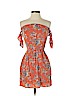 American Eagle Outfitters 100% Viscose Orange Casual Dress Size XXS - photo 1