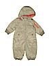 Baby Gap 100% Polyester Green One Piece Snowsuit Size 6-12 mo - photo 1