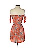 American Eagle Outfitters 100% Viscose Orange Casual Dress Size XXS - photo 2