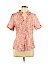 Banana Republic Pink Short Sleeve Blouse Size M (petite) - photo 1