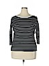 Chaps 100% Cotton Black Long Sleeve Top Size XXL - photo 1