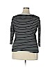 Chaps 100% Cotton Black Long Sleeve Top Size XXL - photo 2