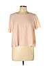 Topshop 100% Polyester Pink Short Sleeve T-Shirt Size 12 - photo 1