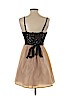As U Wish 100% Polyester Tan Cocktail Dress Size 3 - photo 2