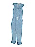 Crewcuts 100% Cotton Solid Blue Jumpsuit Size 4 - photo 1