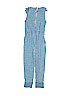 Crewcuts 100% Cotton Solid Blue Jumpsuit Size 4 - photo 2