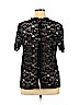 Ann Taylor LOFT Black Short Sleeve Top Size XL - photo 2