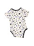 Assorted Brands 100% Cotton White Short Sleeve Onesie 3-6 MO / 6 MO - photo 2