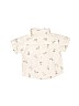 Wonder Nation 100% Cotton White Short Sleeve Button-Down Shirt Size 0-3 mo - photo 2