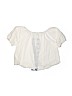 Bercot 100% Cotton Solid White Short Sleeve Blouse Size M (kids) - photo 2