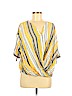 Marc New York Yellow Short Sleeve Blouse Size M - photo 1