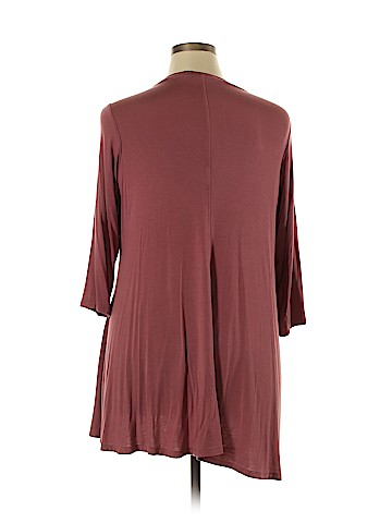 LOGO by Lori Goldstein 3/4 Sleeve Top (view 2)