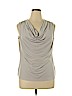Charter Club Tan Sleeveless Top Size 1X - photo 1