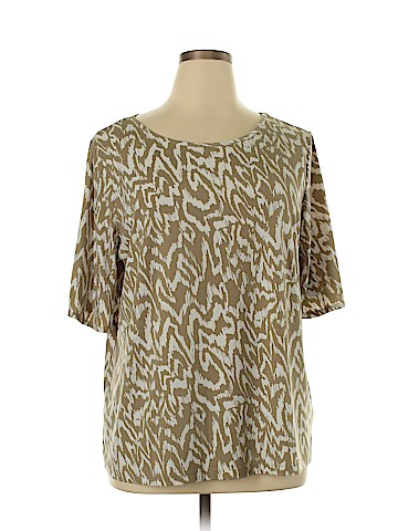 Susan Graver Short Sleeve Top (view 1)