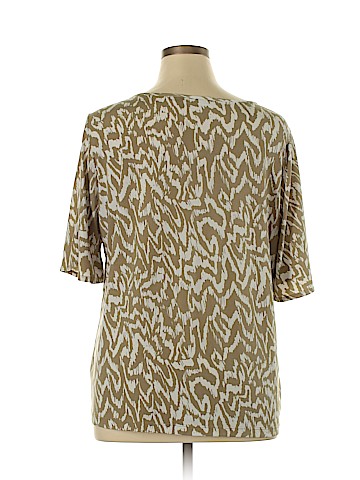 Susan Graver Short Sleeve Top (view 2)