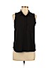 Paper Crane 100% Polyester Black Sleeveless Blouse Size M - photo 1