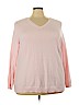 Croft & Barrow 100% Cotton Pink Pullover Sweater Size 3X - photo 1