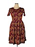 Lularoe Burgundy Casual Dress Size XL - photo 1