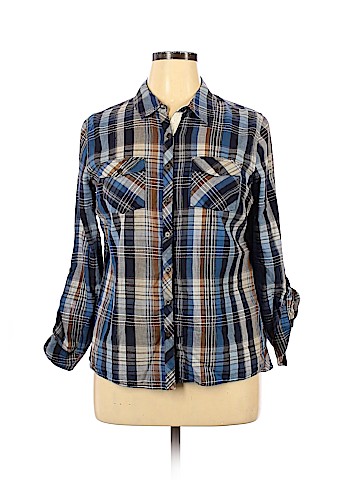 DressBarn Long Sleeve Button-Down Shirt (view 1)
