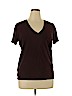 Madewell 100% Cotton Burgundy Short Sleeve T-Shirt Size XL - photo 1