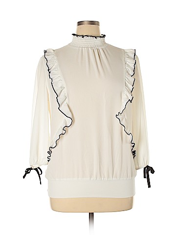 New York & Company Long Sleeve Blouse (view 1)