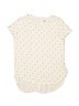 Old Navy Print Ivory Short Sleeve T-Shirt Size 6 - 7 - photo 1