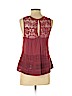 American Eagle Outfitters Burgundy Sleeveless Blouse Size S - photo 2