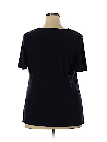 Susan Graver Short Sleeve Top (view 2)