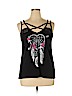 Wound Up Black Sleeveless Top Size XL - photo 1