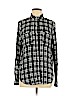 Mossimo Supply Co. 100% Cotton Black Long Sleeve Button-Down Shirt Size M - photo 1
