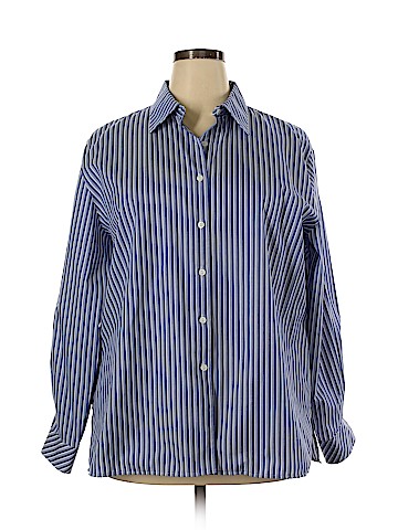 Foxcroft Long Sleeve Button-Down Shirt (view 1)